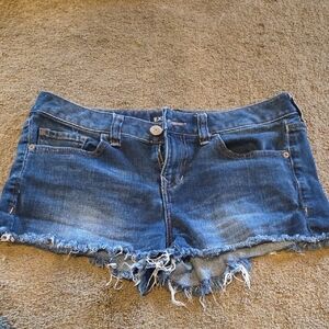 Women's Blue Denim Shorts *Express*